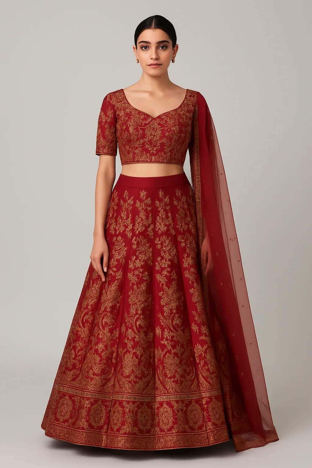 Embroidered Festive Lehenga