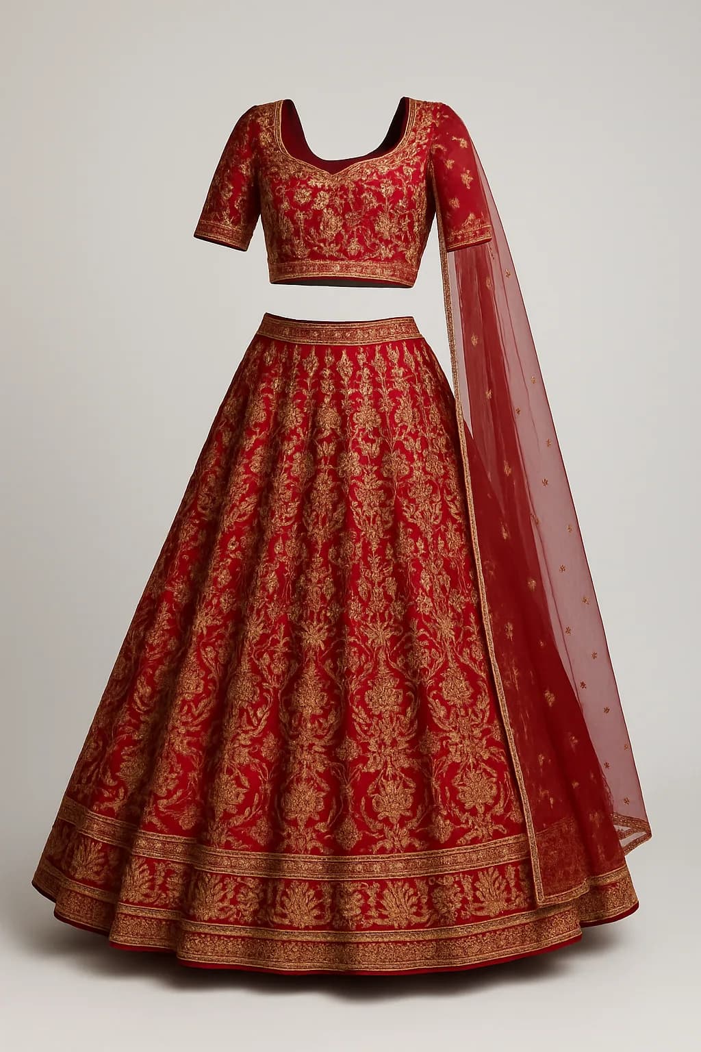 Embroidered Festive Lehenga overview