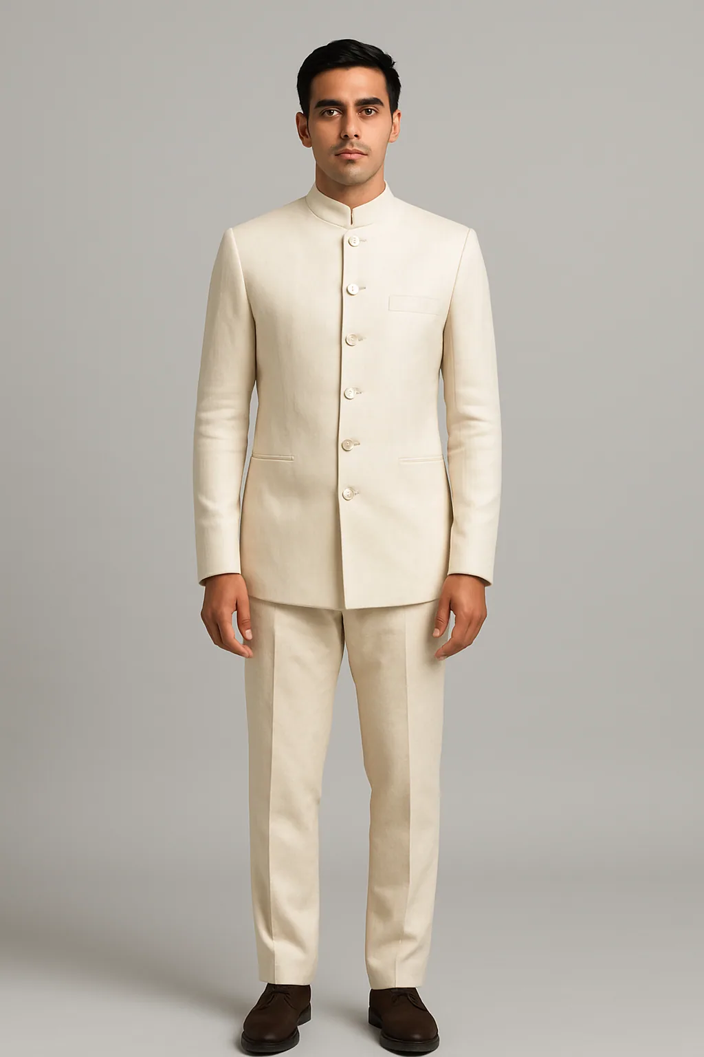 Linen Bandhgala