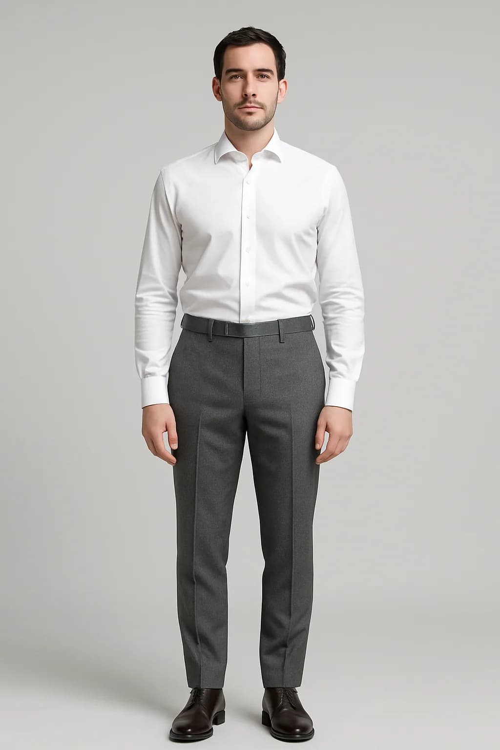 Tapered Wool Trouser