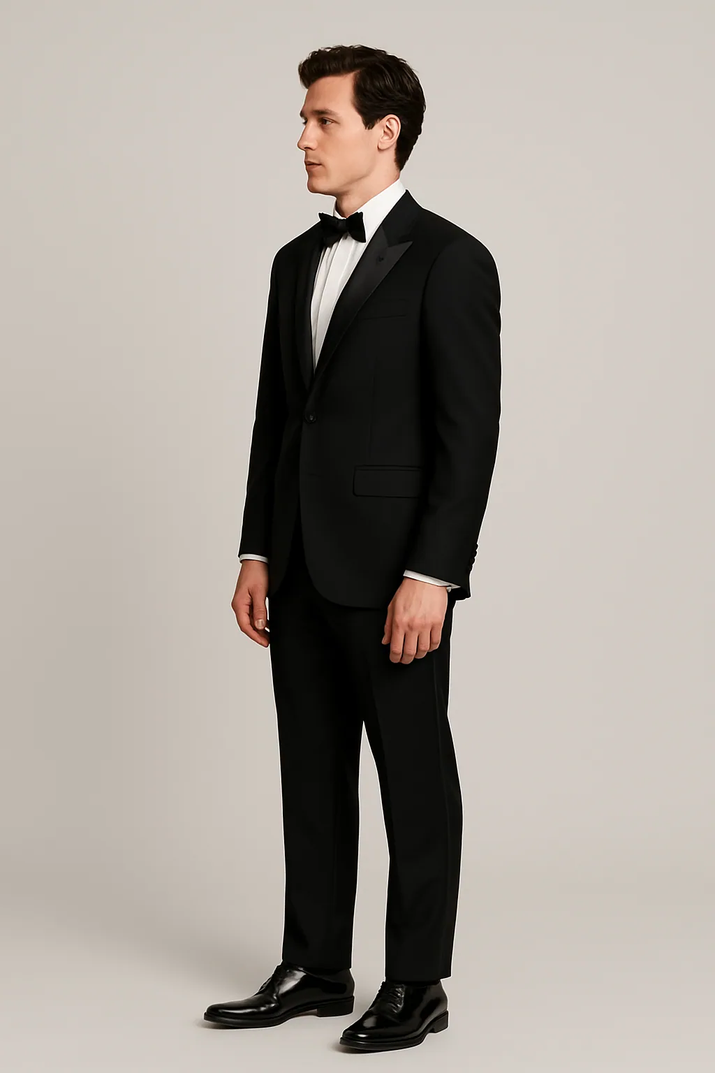 Black-Tie Tuxedo Side