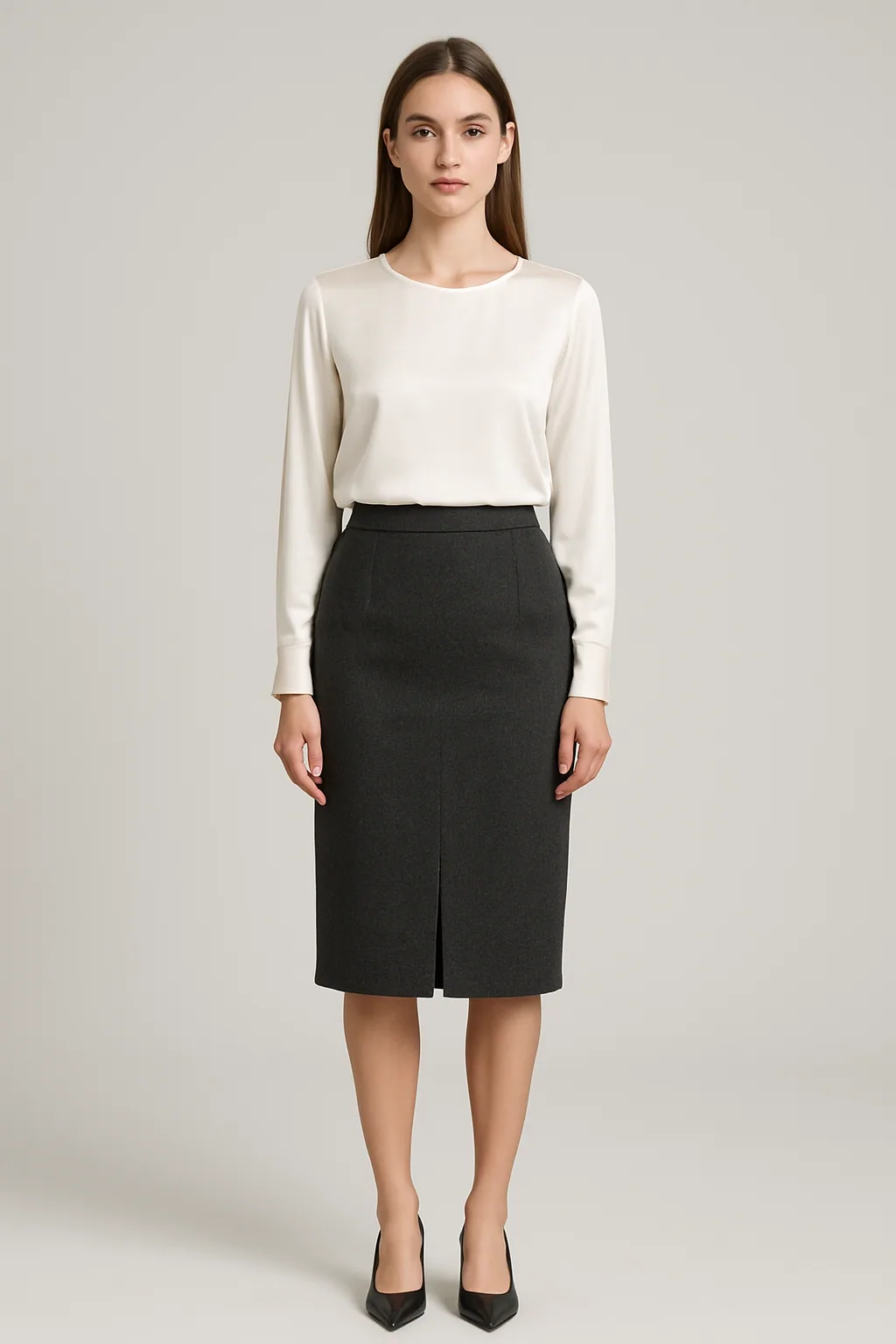 Tailored Pencil Skirt