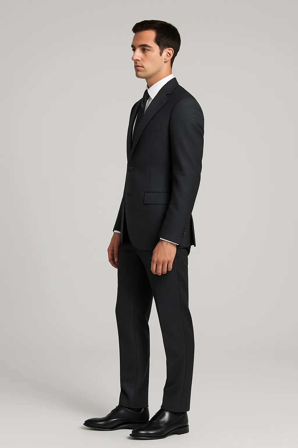 Two-Piece in Italian Wool Side
