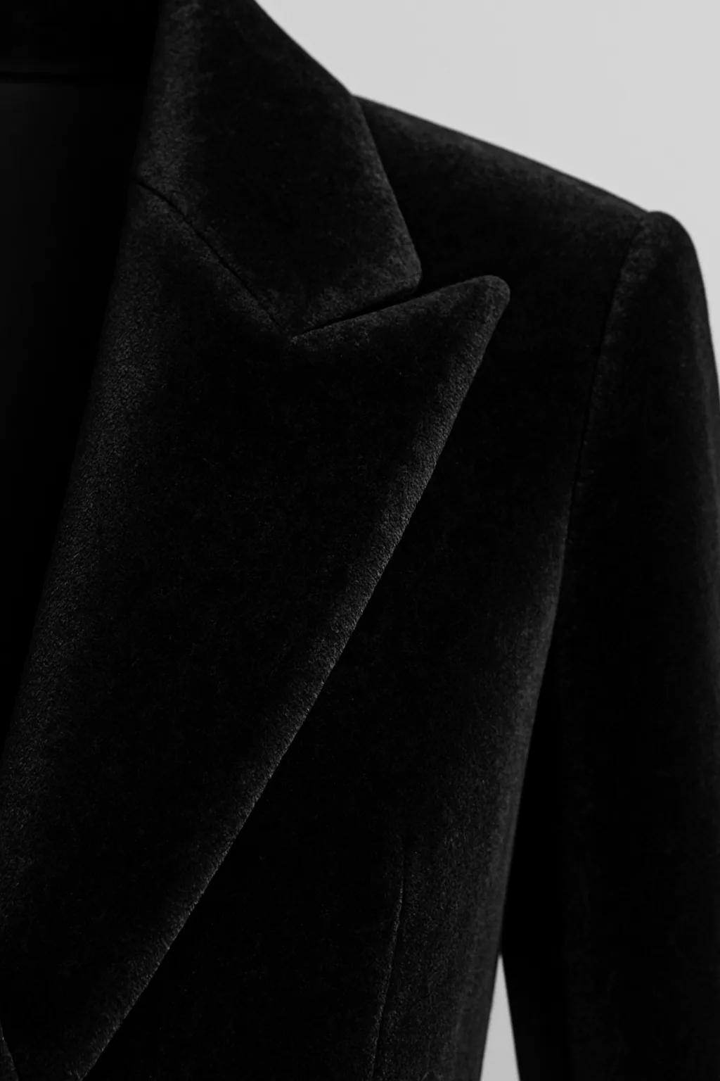 Velvet Blazer Dress Detail